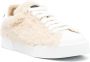 Dolce & Gabbana embossed-logo leather sneakers White - Thumbnail 2