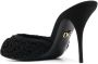 Dolce & Gabbana embroidered open-back sandals Black - Thumbnail 3