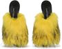 Dolce & Gabbana faux fur mules Yellow - Thumbnail 4