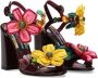 Dolce & Gabbana floral-appliqué ankle-strap sandals Red - Thumbnail 2