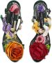 Dolce & Gabbana floral-appliqué leather sandals Green - Thumbnail 4
