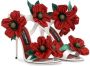 Dolce & Gabbana floral-detail high-heel sandals Red - Thumbnail 2
