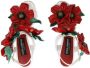 Dolce & Gabbana floral-detail high-heel sandals Red - Thumbnail 4