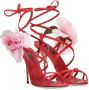 Dolce & Gabbana floral-motif sandals Red - Thumbnail 2