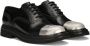 Dolce & Gabbana Francesina contrast-toecap rubber Derby shoes Black - Thumbnail 2