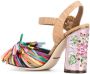 Dolce & Gabbana fringed embellished sandals Pink - Thumbnail 3