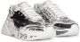 Dolce & Gabbana hand paint-print low-top sneakers White - Thumbnail 2