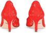 Dolce & Gabbana Heart plaque lace pumps Red - Thumbnail 3
