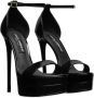 Dolce & Gabbana Keira 145mm platform leather sandals Black - Thumbnail 2