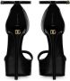 Dolce & Gabbana Keira 145mm platform leather sandals Black - Thumbnail 3