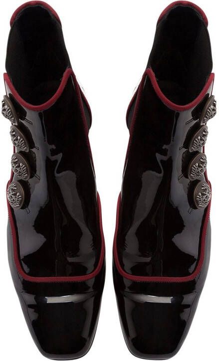 Dolce & Gabbana Jackie button-embellished Chelsea boots Black