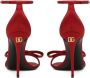 Dolce & Gabbana Keira 105mm bow-detail satin sandals Red - Thumbnail 3