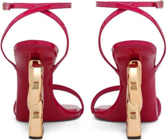 Dolce & Gabbana Keira 105mm DG-heel sandals Red