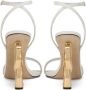 Dolce & Gabbana Keira 105mm DG-heel sandals White - Thumbnail 3
