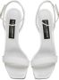 Dolce & Gabbana Keira 105mm DG-heel sandals White - Thumbnail 4