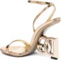 Dolce & Gabbana Keira 105mm leather sandals Gold - Thumbnail 3