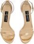 Dolce & Gabbana Keira 105mm leather sandals Gold - Thumbnail 4