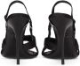 Dolce & Gabbana 105mm crossover-strap satin sandals Black - Thumbnail 3