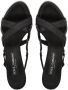 Dolce & Gabbana 105mm crossover-strap satin sandals Black - Thumbnail 4