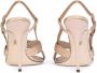 Dolce & Gabbana 105mm crossover-strap satin sandals Neutrals - Thumbnail 3