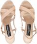 Dolce & Gabbana 105mm crossover-strap satin sandals Neutrals - Thumbnail 4
