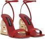 Dolce & Gabbana 3.5 105mm patent leather sandals Red - Thumbnail 2