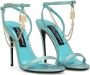 Dolce & Gabbana Keira leather sandals Blue - Thumbnail 2