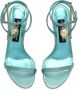 Dolce & Gabbana Keira leather sandals Blue - Thumbnail 4