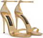 Dolce & Gabbana Keira metallic sandals Gold - Thumbnail 2