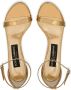 Dolce & Gabbana Keira metallic sandals Gold - Thumbnail 4