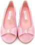 Dolce & Gabbana Kids bow-detail ballerina shoes Pink - Thumbnail 3