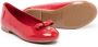 Dolce & Gabbana Kids bow-detail ballerina shoes Red - Thumbnail 2