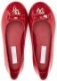 Dolce & Gabbana Kids bow-detail ballerina shoes Red - Thumbnail 3