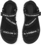 Dolce & Gabbana Kids branded grosgrain sandals Black - Thumbnail 4
