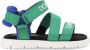 Dolce & Gabbana Kids branded grosgrain sandals Green - Thumbnail 2