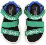 Dolce & Gabbana Kids branded grosgrain sandals Green - Thumbnail 4
