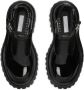 Dolce & Gabbana Kids buckled patent-finish leather loafers Black - Thumbnail 4