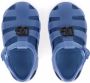Dolce & Gabbana Kids DG-logo jelly shoes Blue - Thumbnail 4