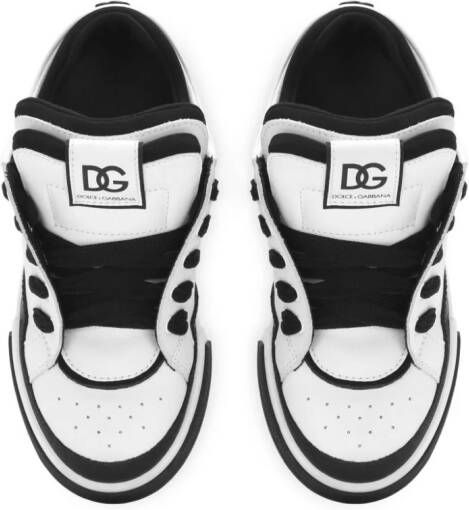 Dolce & Gabbana Kids chunky leather sneakers White