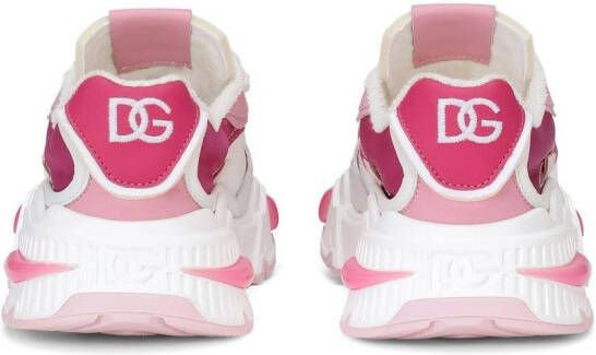 Dolce & Gabbana Kids Airmaster panelled sneakers Pink