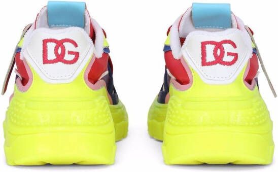 Dolce & Gabbana Kids colour-block panelled sneakers White
