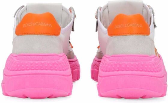Dolce & Gabbana Kids Daymaster leather sneakers Pink