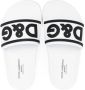 Dolce & Gabbana Kids debossed-logo open-toe slides White - Thumbnail 3