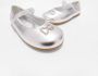 Dolce & Gabbana Kids DG crystal-embellished ballerina shoes Silver - Thumbnail 2