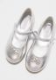 Dolce & Gabbana Kids DG crystal-embellished ballerina shoes Silver - Thumbnail 4