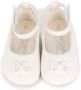 Dolce & Gabbana Kids leather ballerina shoes White - Thumbnail 3