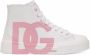 Dolce & Gabbana Kids DG logo high-top sneakers White - Thumbnail 2