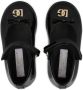 Dolce & Gabbana Kids DG-logo patent leather ballerina shoes Black - Thumbnail 4