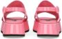 Dolce & Gabbana Kids DG patent-leather sandals Pink - Thumbnail 3