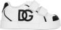 Dolce & Gabbana Kids logo-embossed leather sneakers White - Thumbnail 2